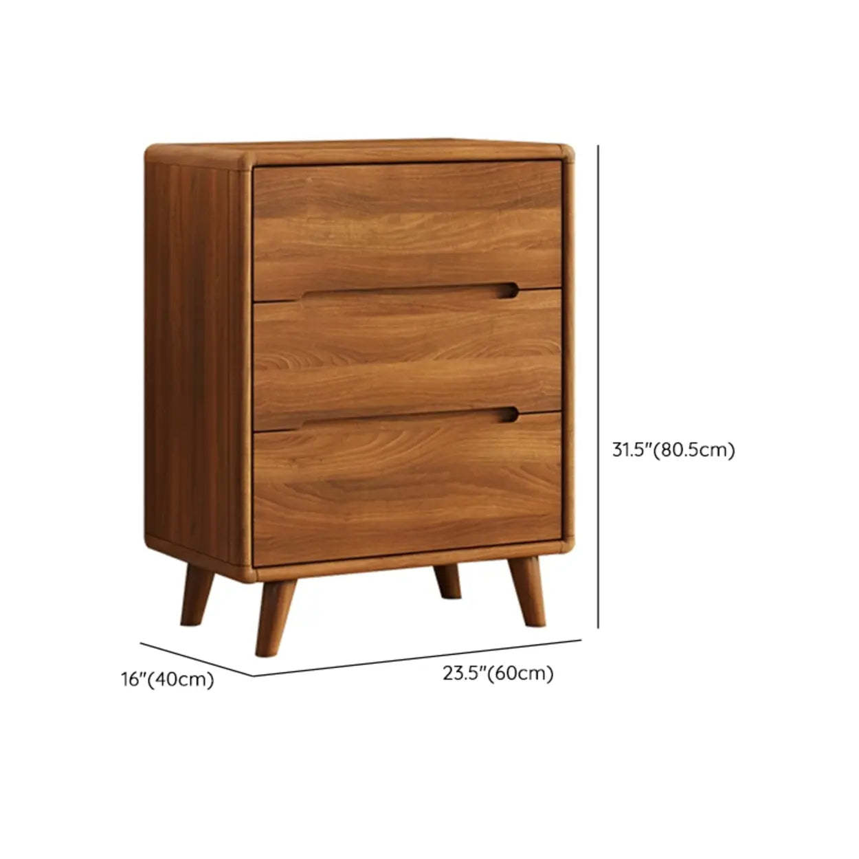Multifunctional Rectangular Wood Dresser with Drawers