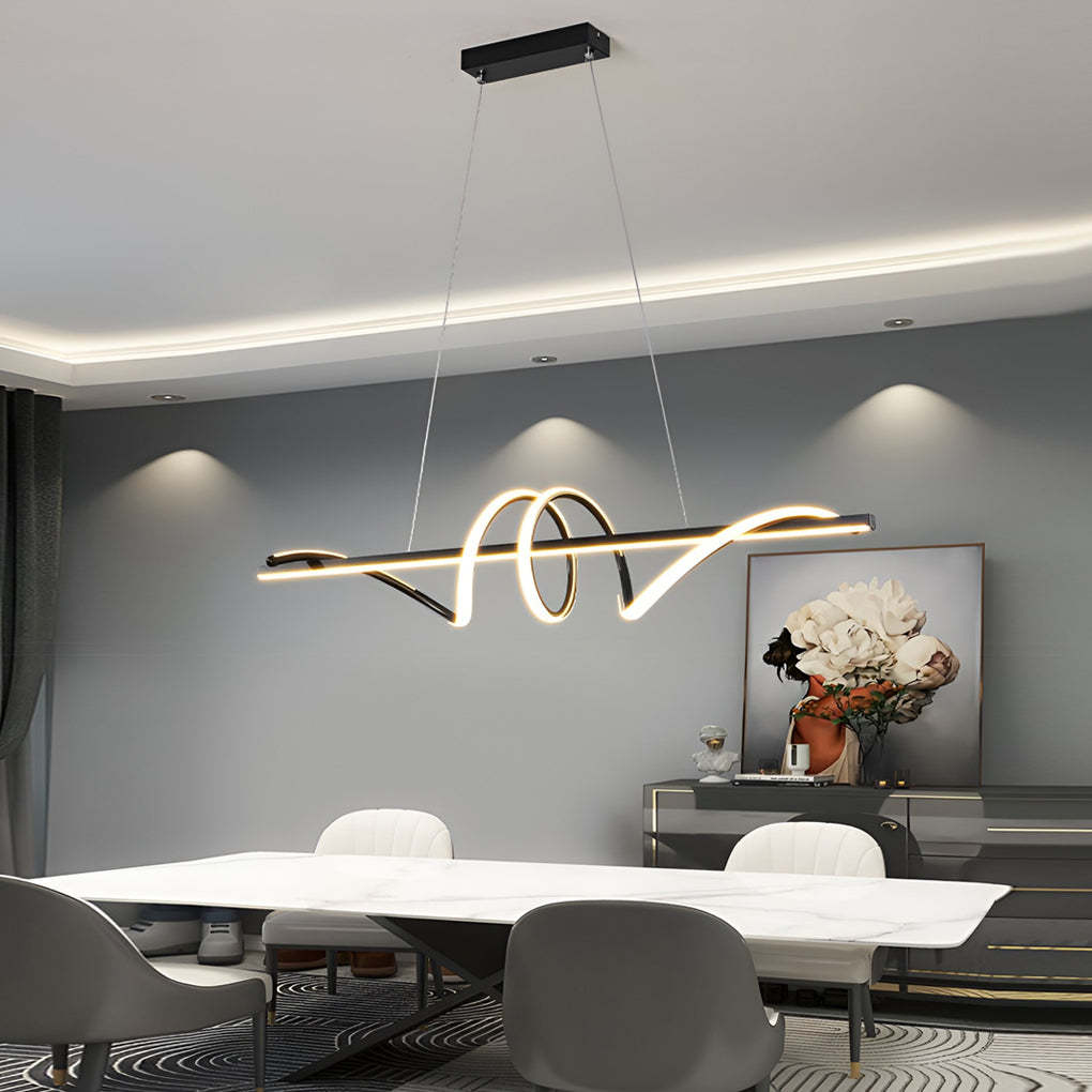 Strip LED Dimmable Nordic Kitchen Pendant