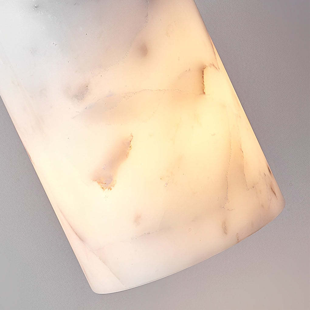 Minimalist Cylindrical Marble Dimmable Nordic Pendant