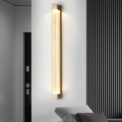 Minimalist Strip Crystal LED Postmodern Wall Lamp Wall Sconce Lighting-Lighom