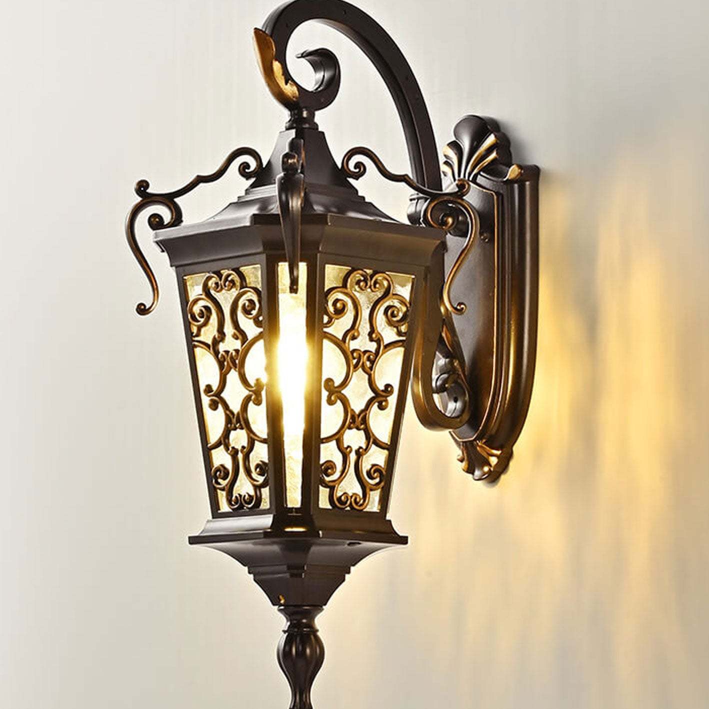 European Palace Outdoor Waterproof Sconce — B / 220V-240V For UK/AU