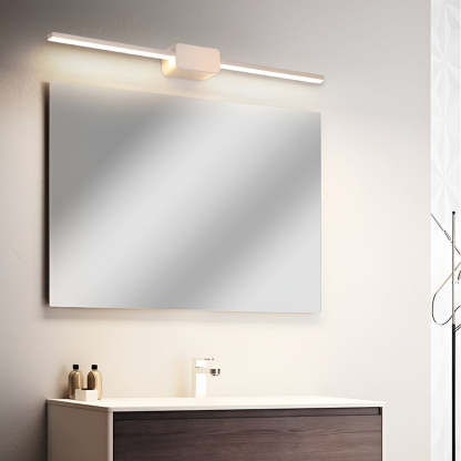 16''/24''/31'' Modern LED Linear Bathroom Vanity Light with Central Box Frame-Lighom