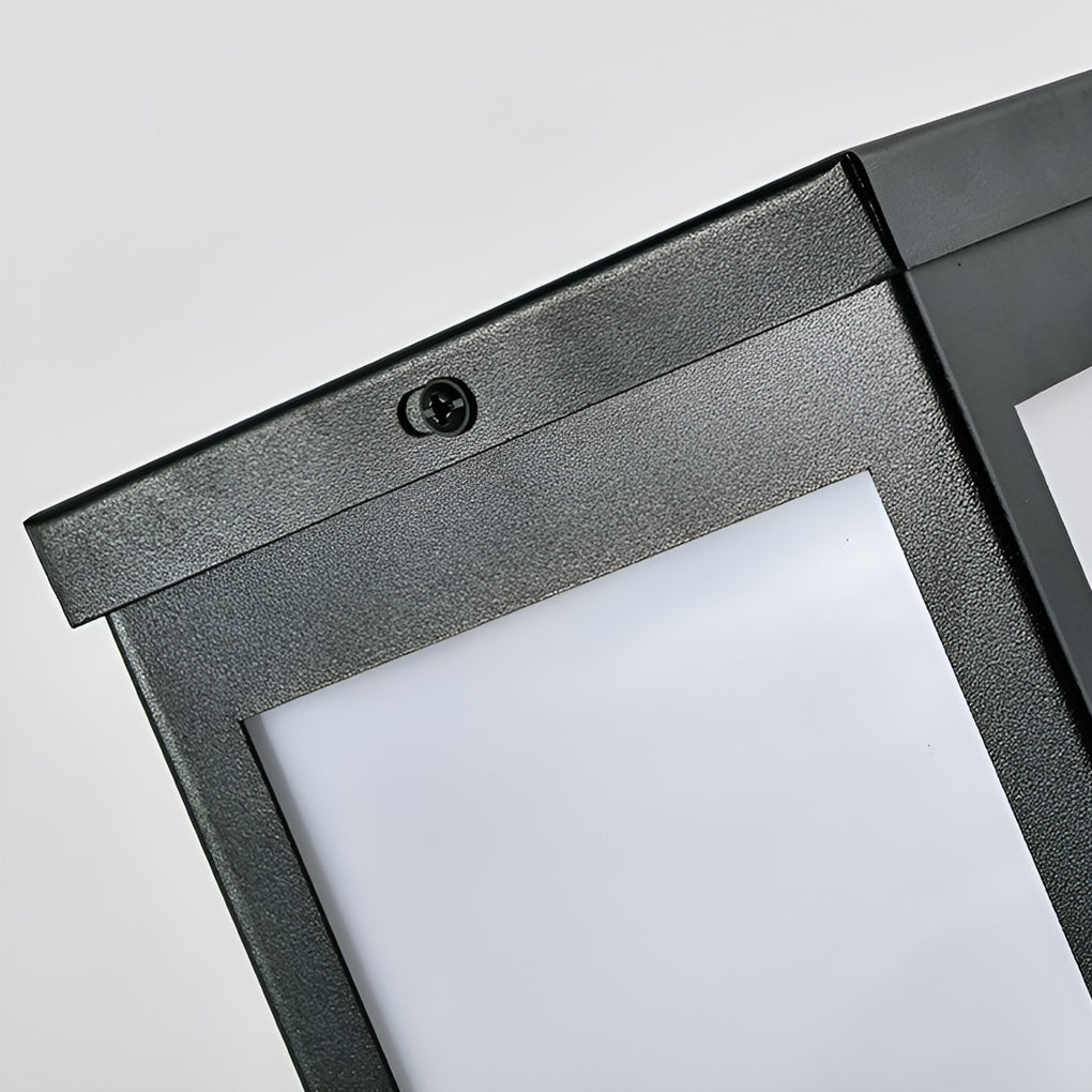 Remote-Controlled Industrial Solar Path Lights Waterproof & Square Outdoor Lighting-Lighom
