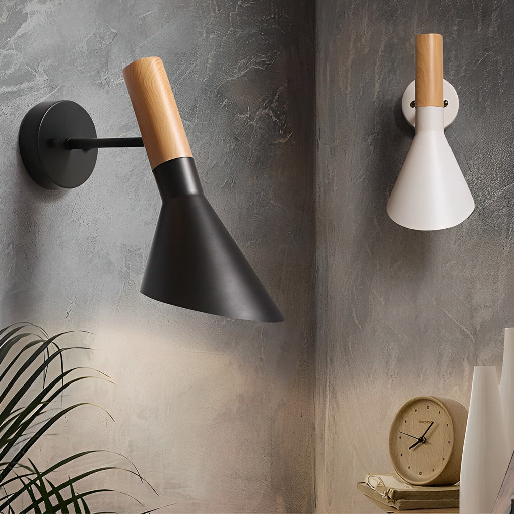 Aluminum Retro Industrial Plug-In Wall Sconce