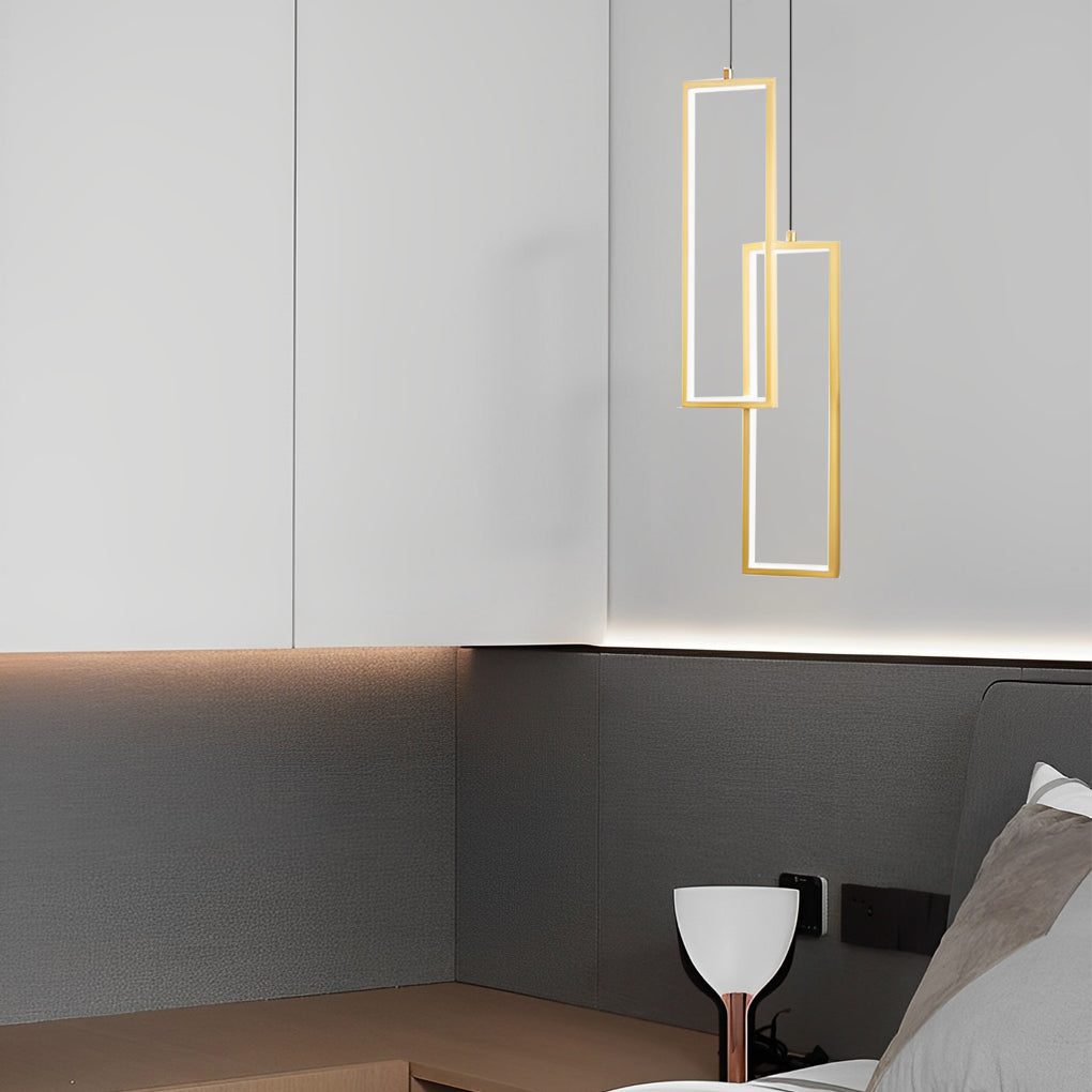 Mini Rectangular Dimmable LED Minimalist Pendant