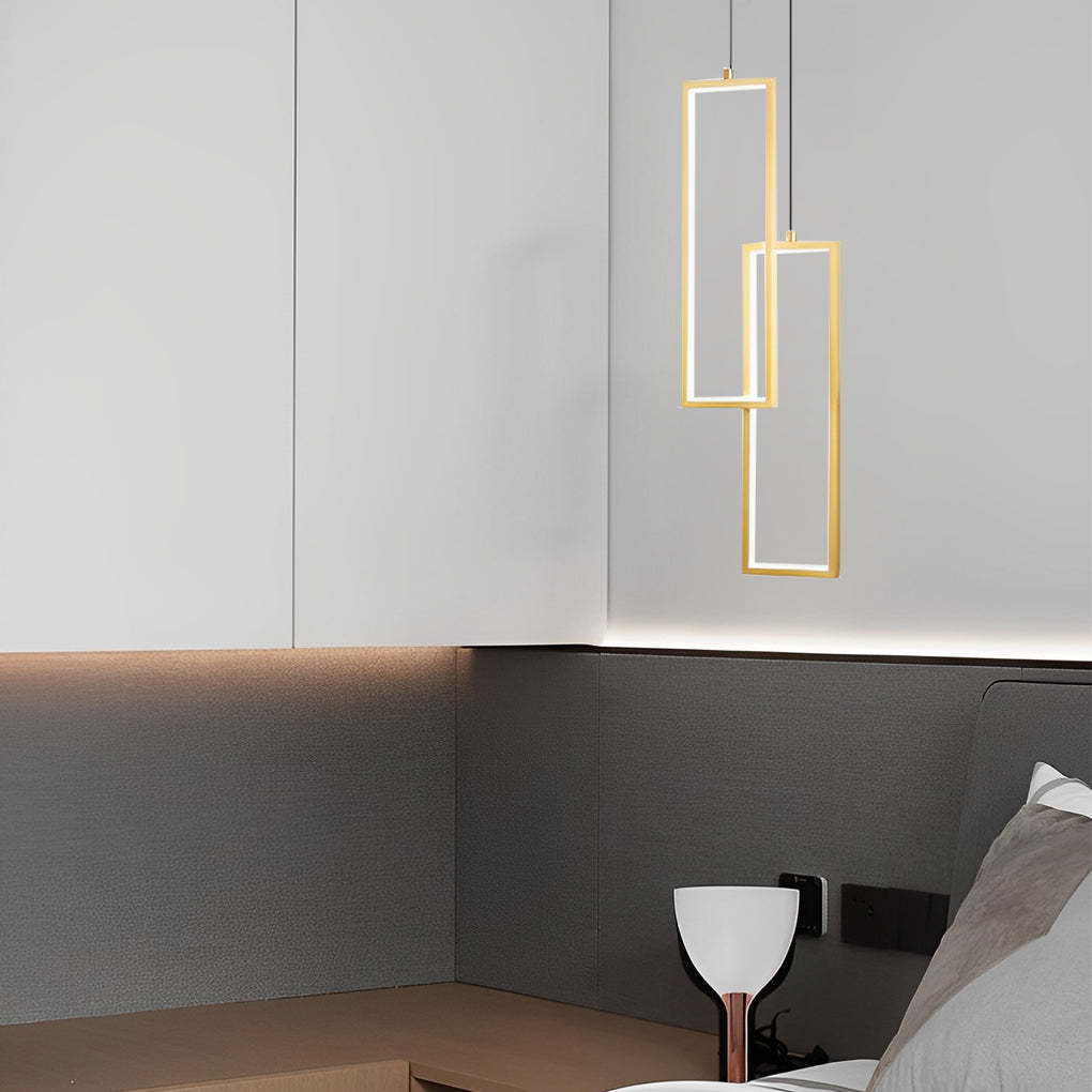 Mini Rectangular Dimmable LED Minimalist Pendant