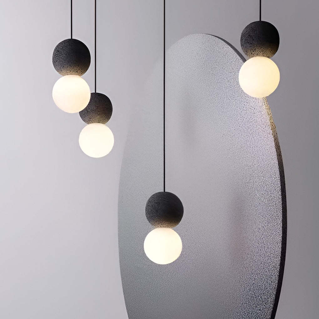 Creative Round LED Nordic Wall Lamp Sconces Pendant Light Hanging Lamp-Lighom