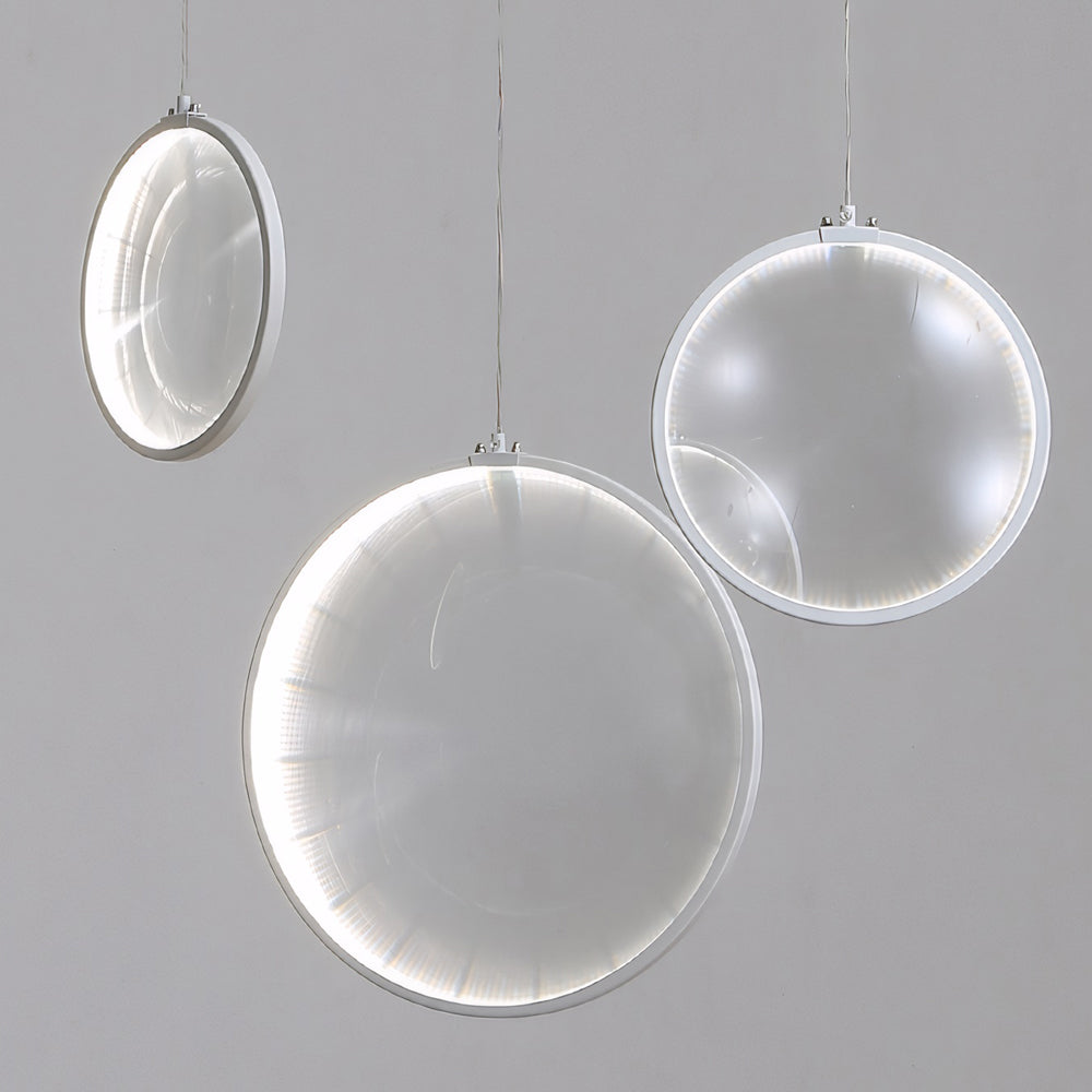 White Focus LED Chandelier