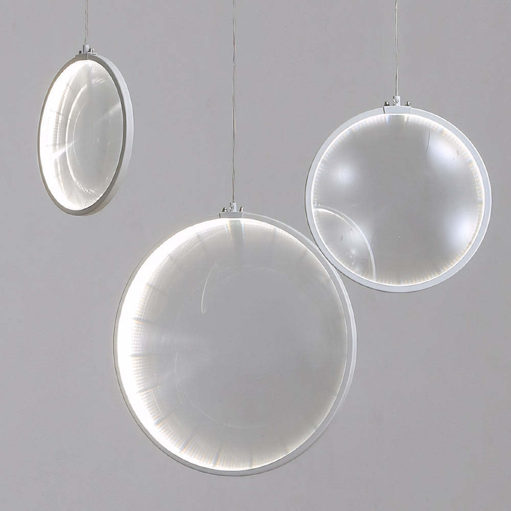 White Focus LED Chandelier