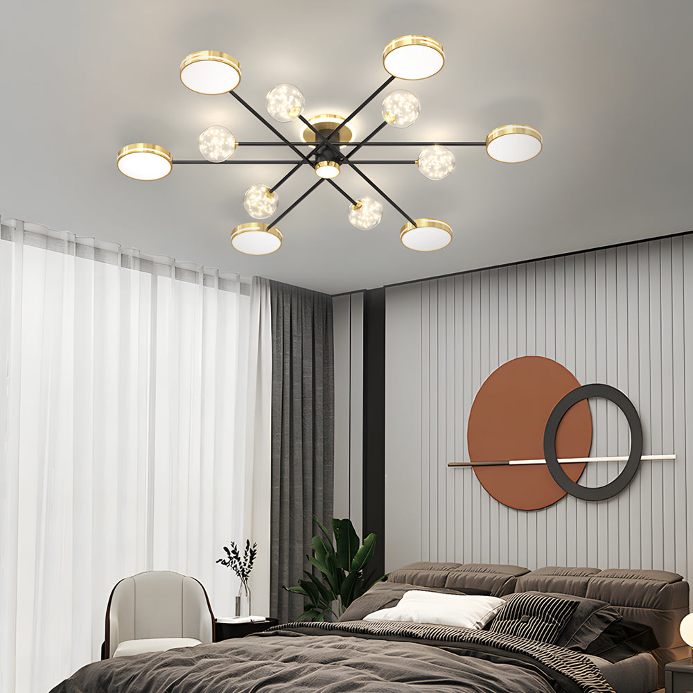 Starry Flower Modern Ceiling Hanging Lamp