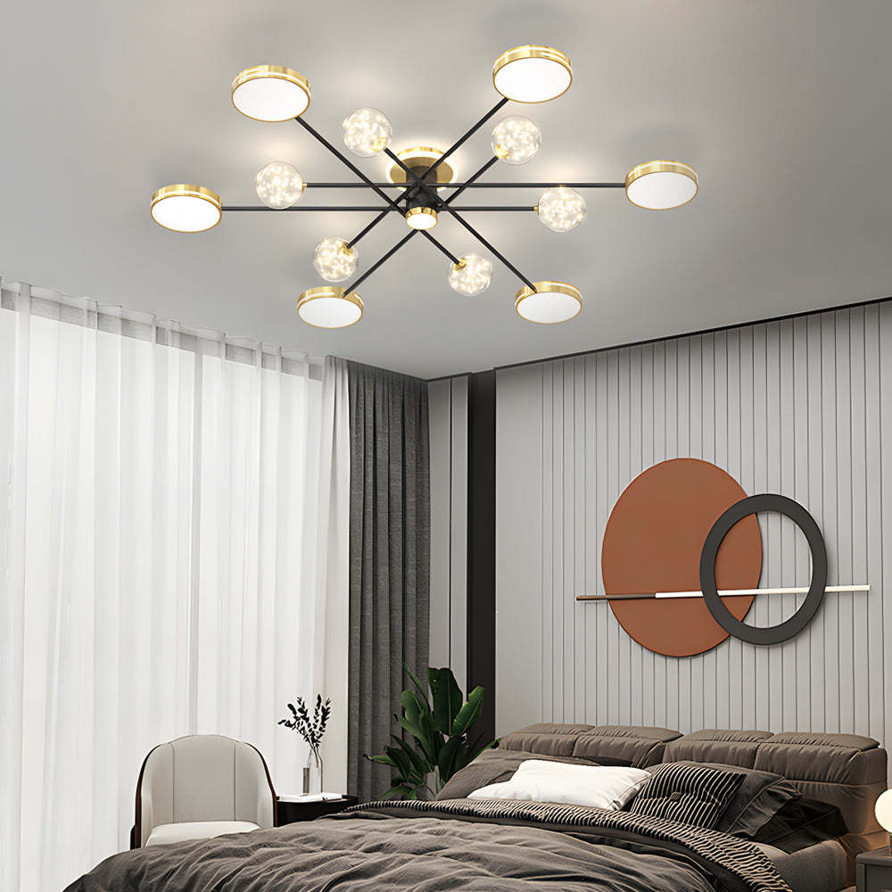 Starry Flower Modern Ceiling Hanging Lamp