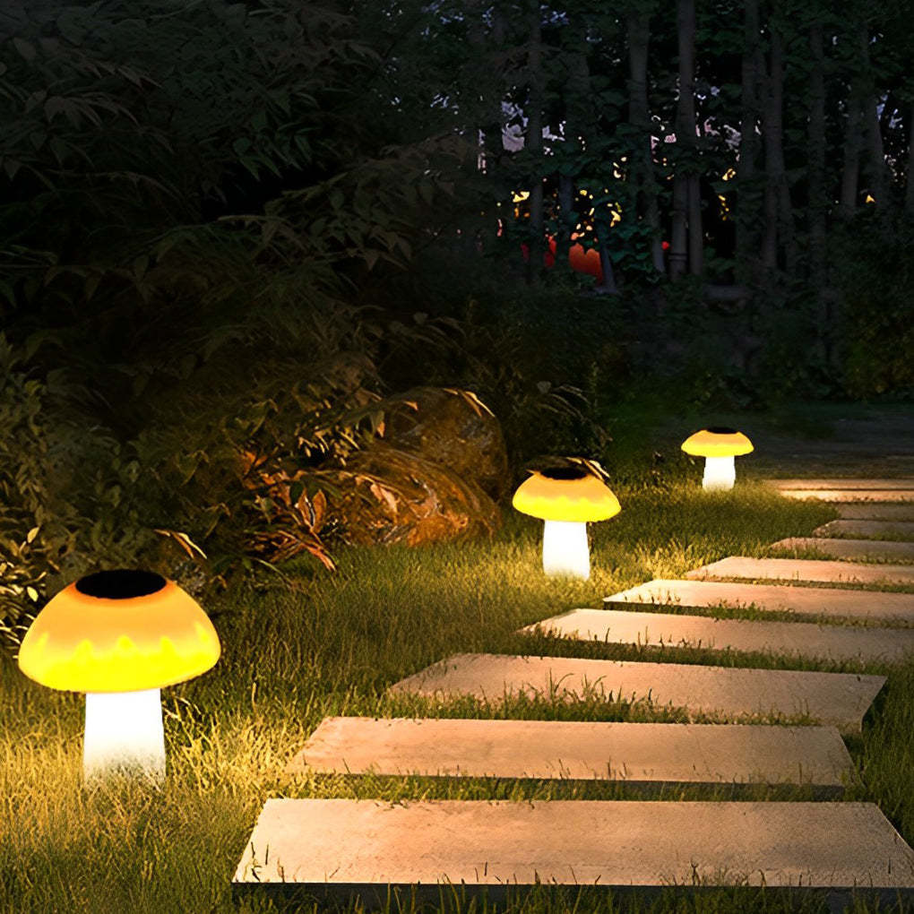 Mushroom Smart Light-Control Solar Lawn Light