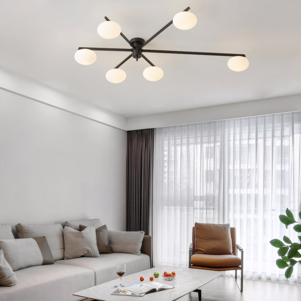 Semi Flush Mount Jasper Ceiling Lamp