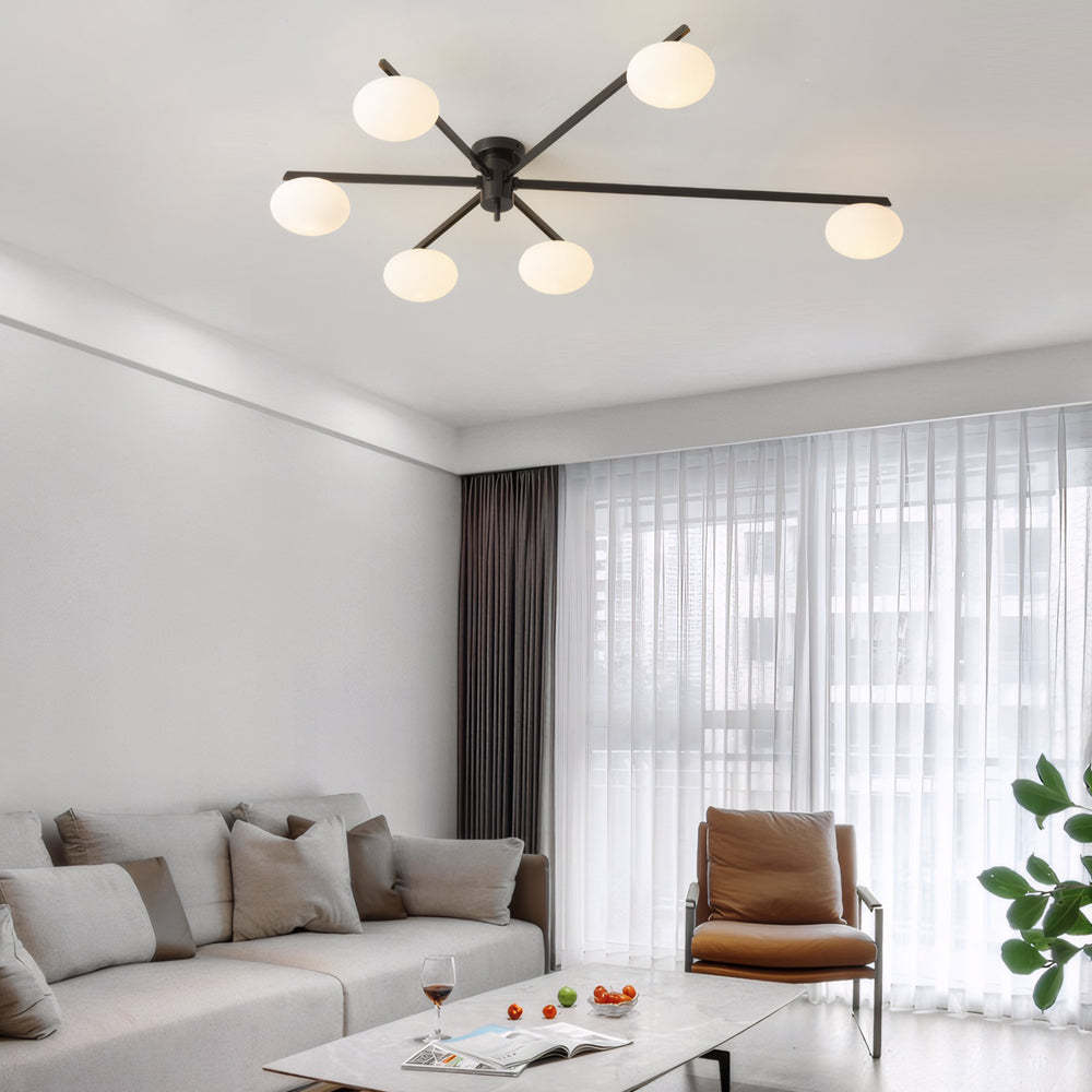 Semi Flush Mount Jasper Ceiling Lamp