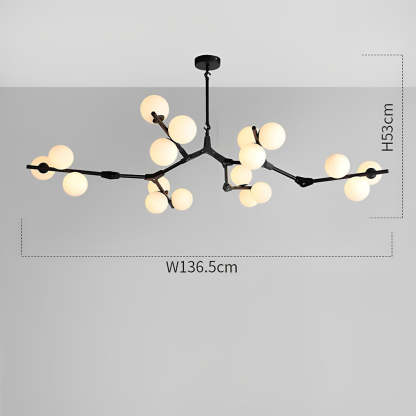 Nordic Minimalist Cluster Black and Gold