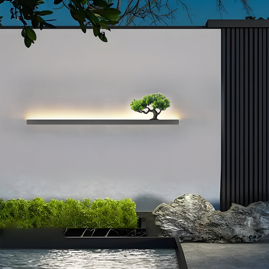 Waterproof Strip Landscape Decorative Modern Outdoor Wall Lights Sconces-Lighom