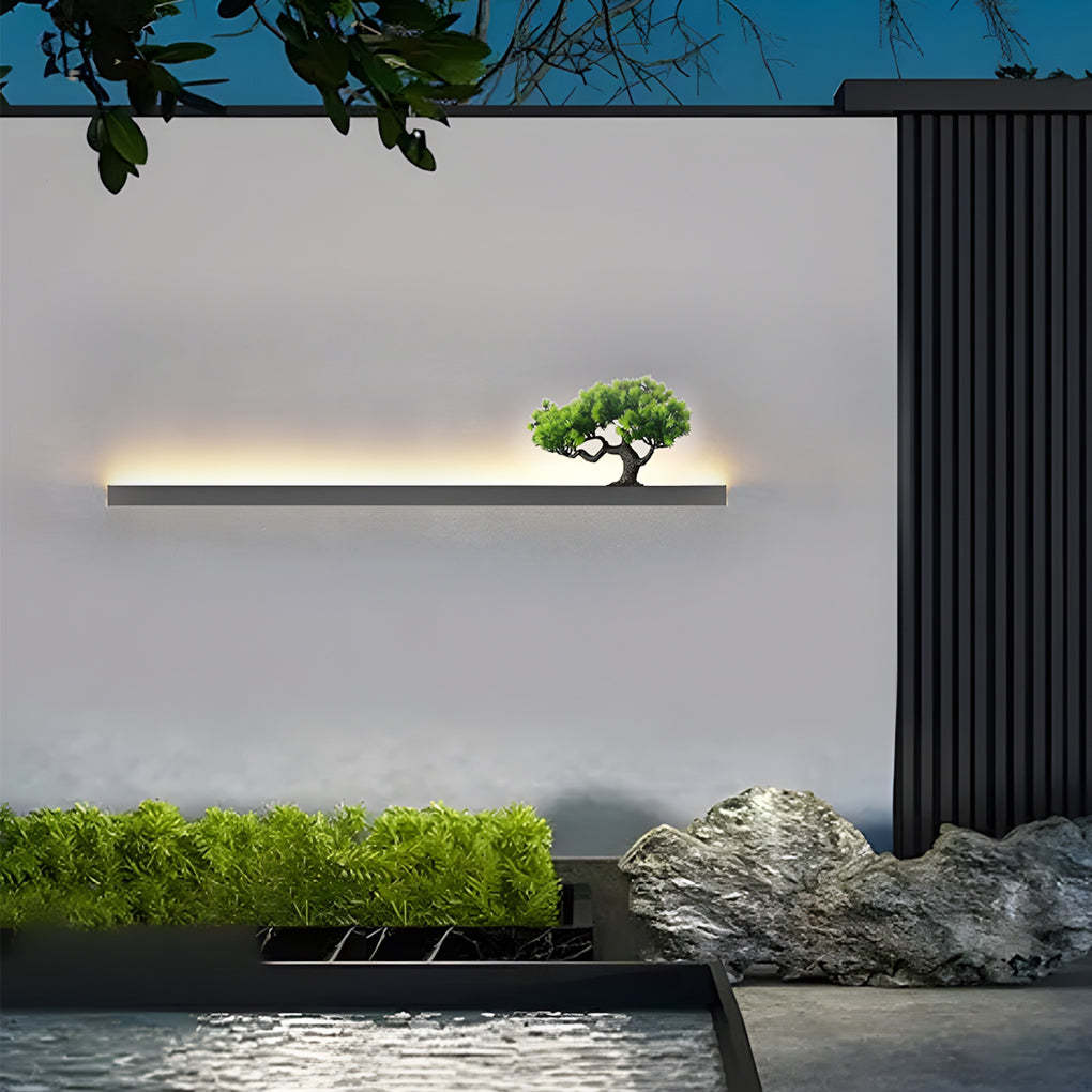 Waterproof Strip Landscape Decorative Modern Outdoor Wall Lights Sconces-Lighom