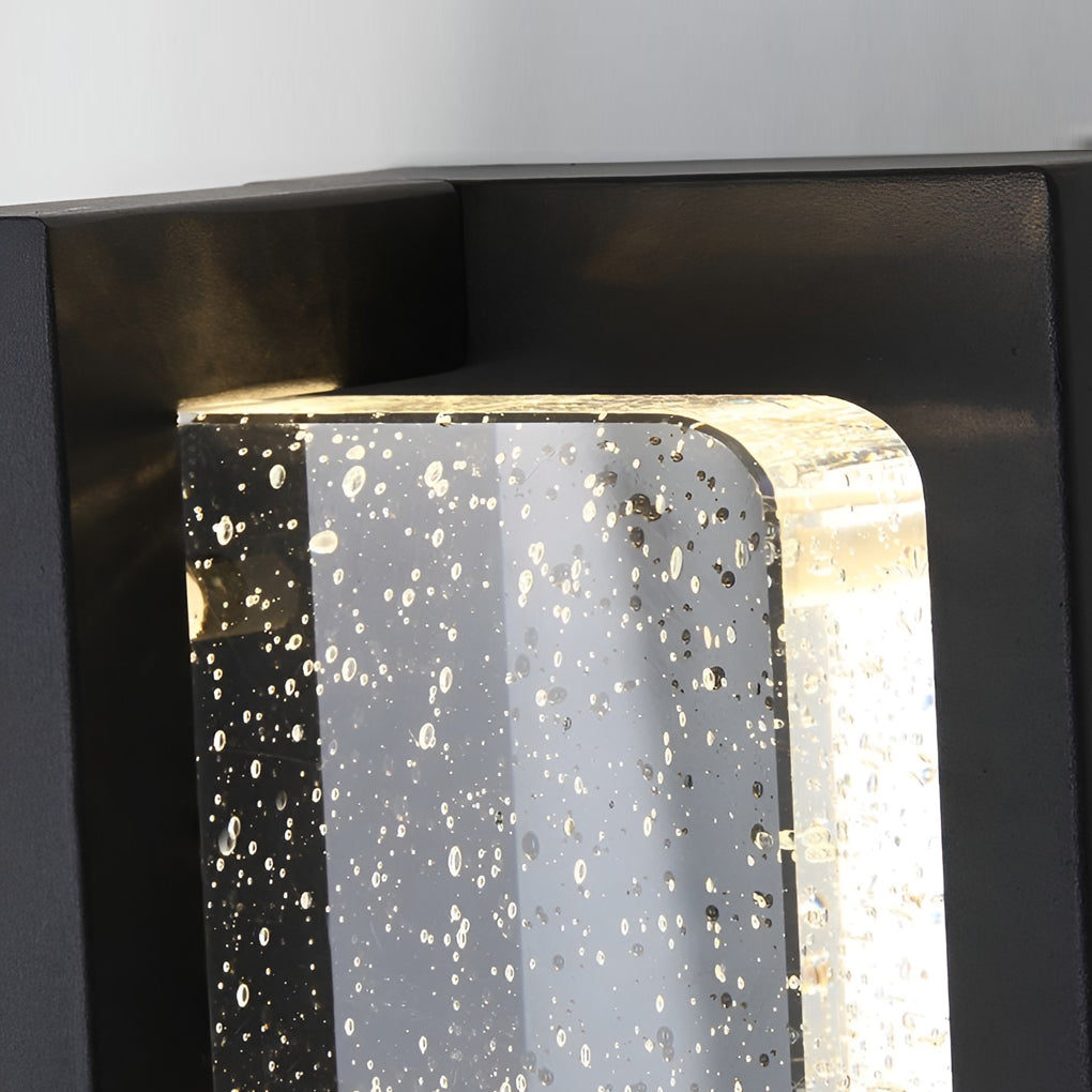 Crystal Modern Outdoor Wall Sconce