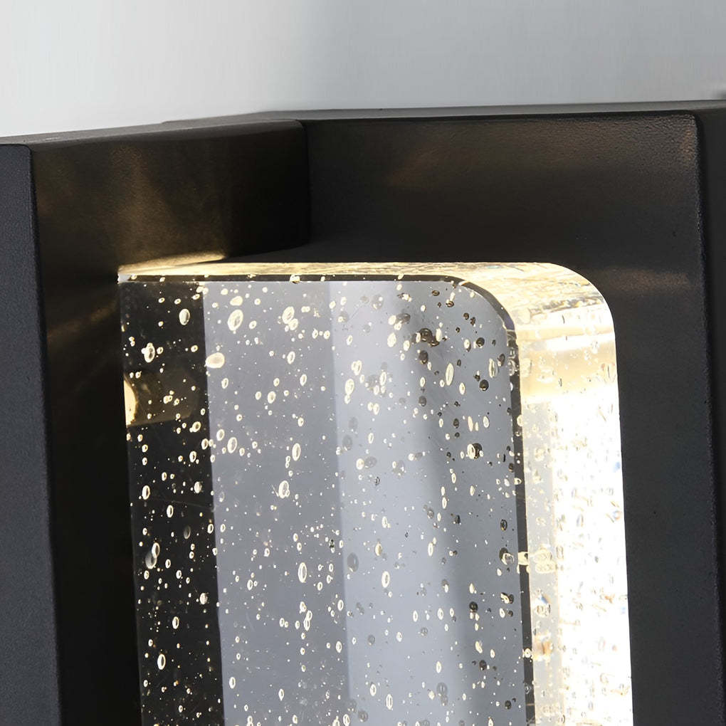 Crystal Modern Outdoor Wall Sconce