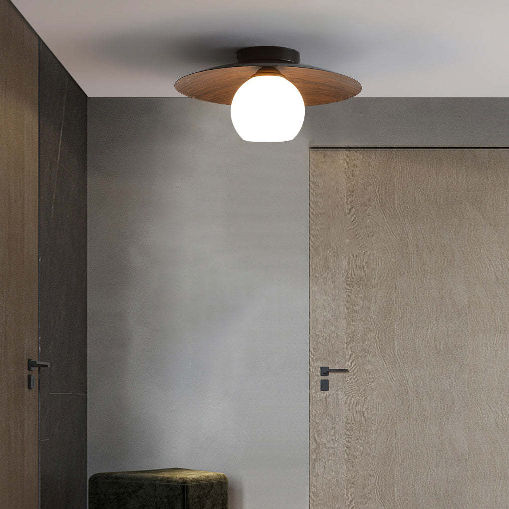Minimalist Bowl LED Nordic Flush Mount Light