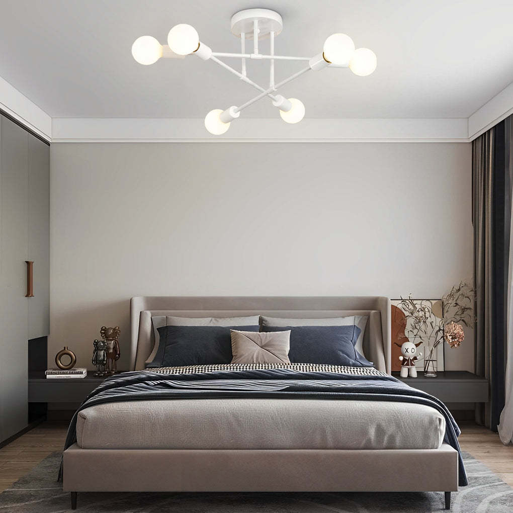 Elegant 6-Light Flush Mount Light