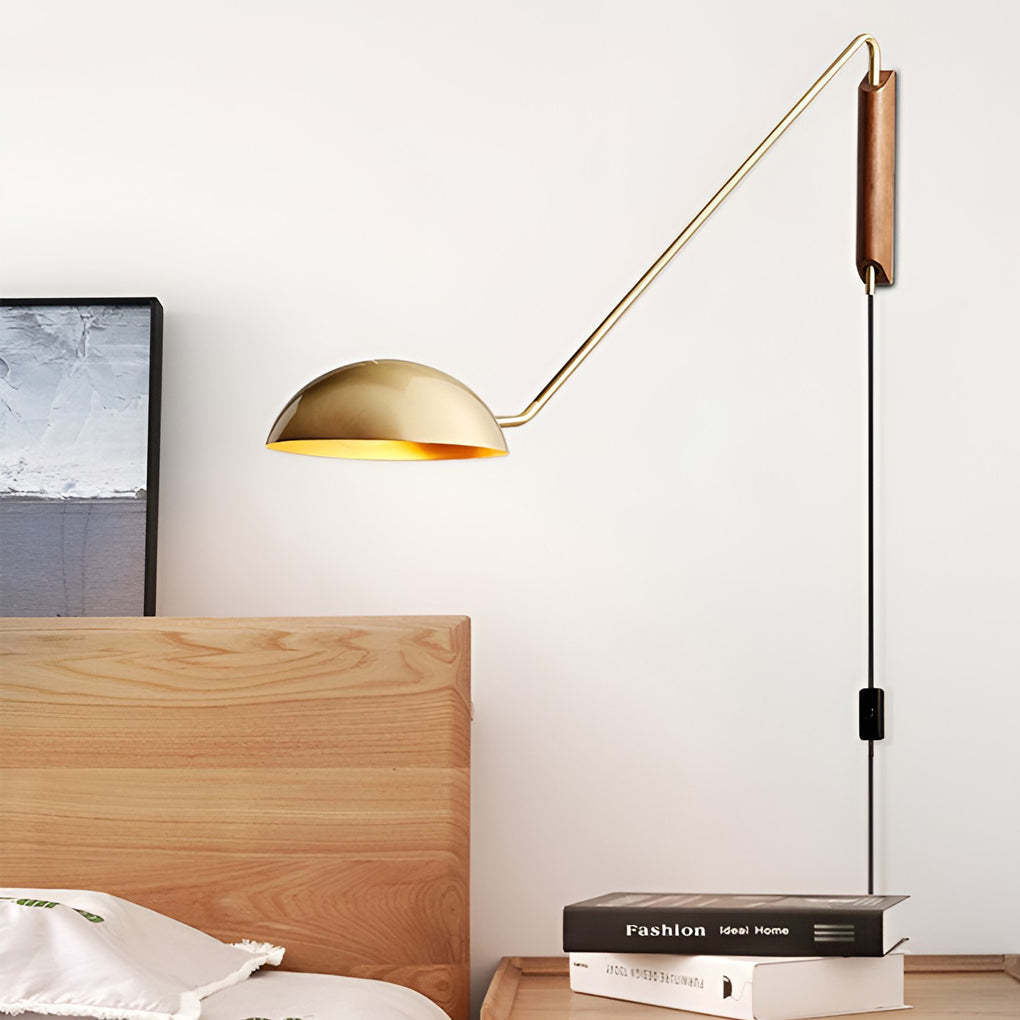 Adjustable Creative E27 Nordic Swing Arm Wall Lamp Wall Light Fixture-Lighom