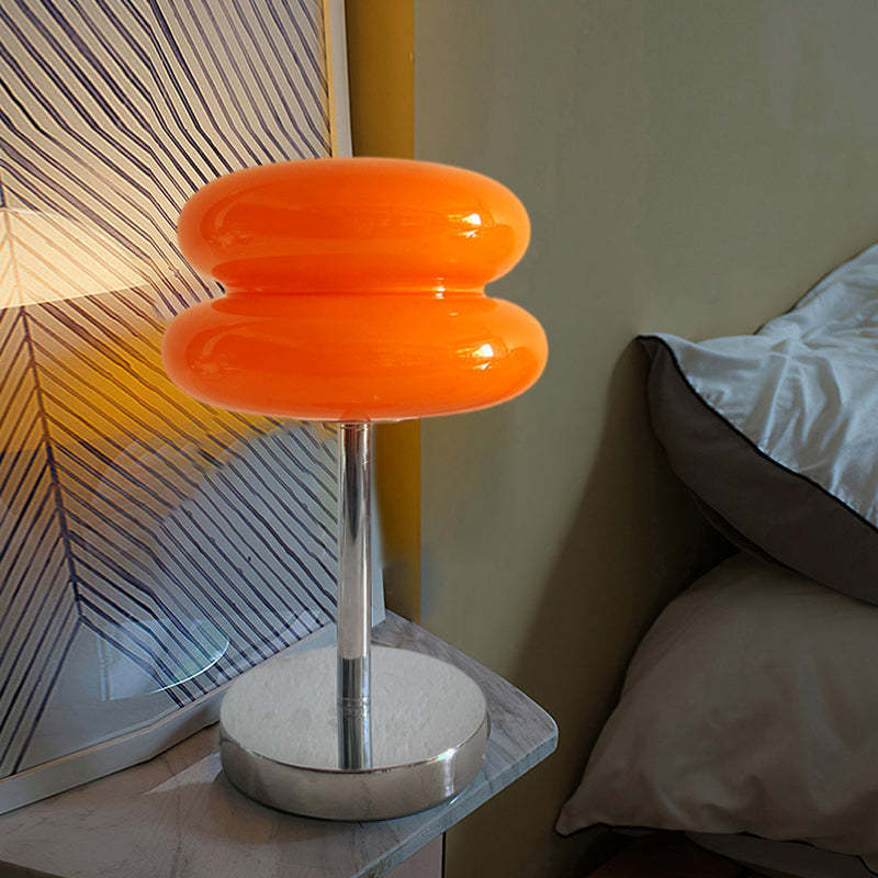 USB Glass Burger Warm Modern Table Lamp