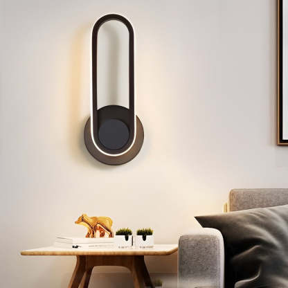 330° Rotatable Rounded Rectangular LED Nordic Wall Lamp Wall Sconce Lighting-Lighom