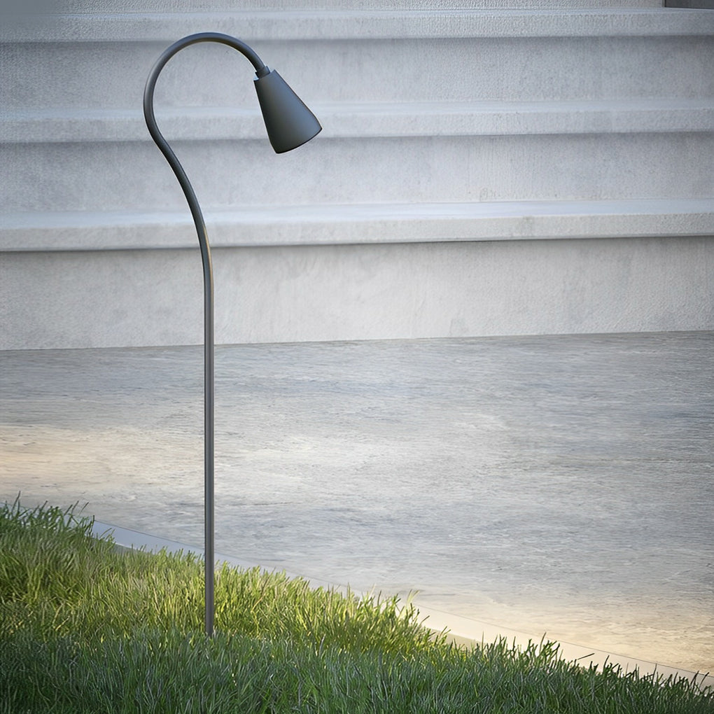 Modern cob black aluminum landscape lighting — Overlapping