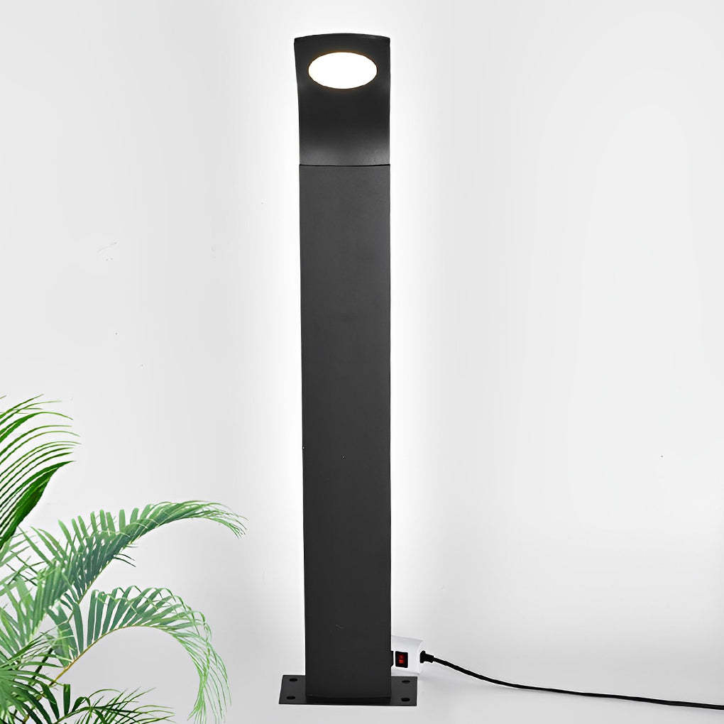 Waterproof IP65 COB LED Black Modern Outdoor Pathway Lights-Lighom