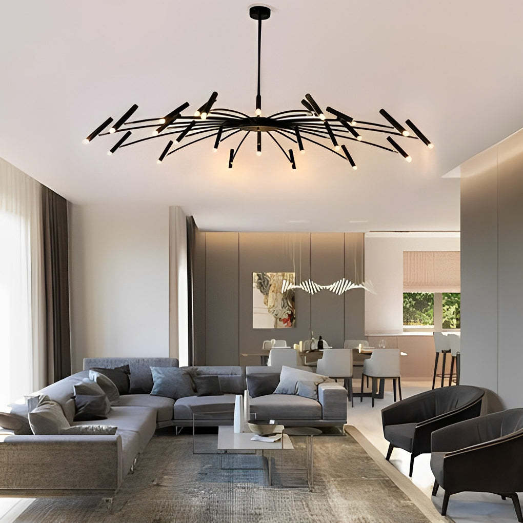 Irregular 3D Stainless Steel Ball Postmodern Pendant