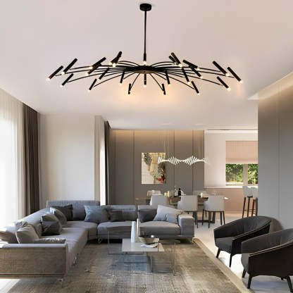 Irregular 3D Stainless Steel Ball Postmodern Pendant