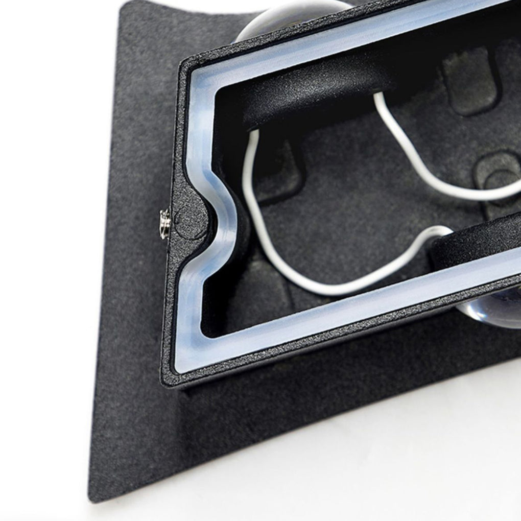 Creative Up and Down Lighting LED Waterproof Black Wall Washer Lights-Lighom