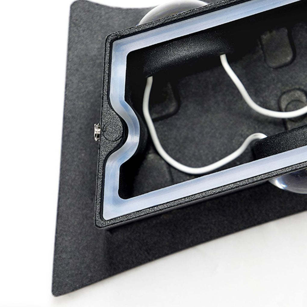 Creative Up and Down Lighting LED Waterproof Black Wall Washer Lights-Lighom