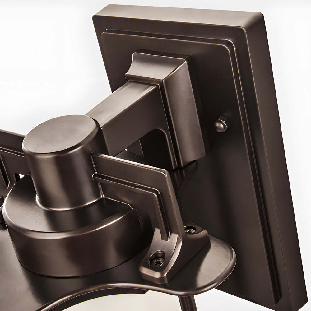 1-Light Glass Outdoor Wall Lantern Sconce-Lighom