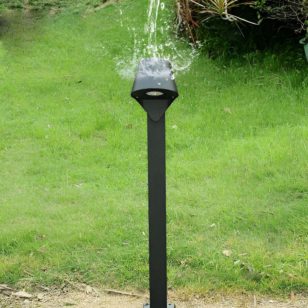 Minimalist Waterproof LED 10w Black Modern Outdoor Pathway Lights-Lighom