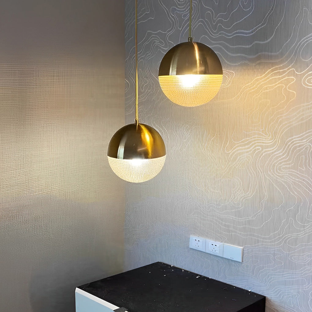 Glass Ball Globe LED Nordic Hanging Pendant
