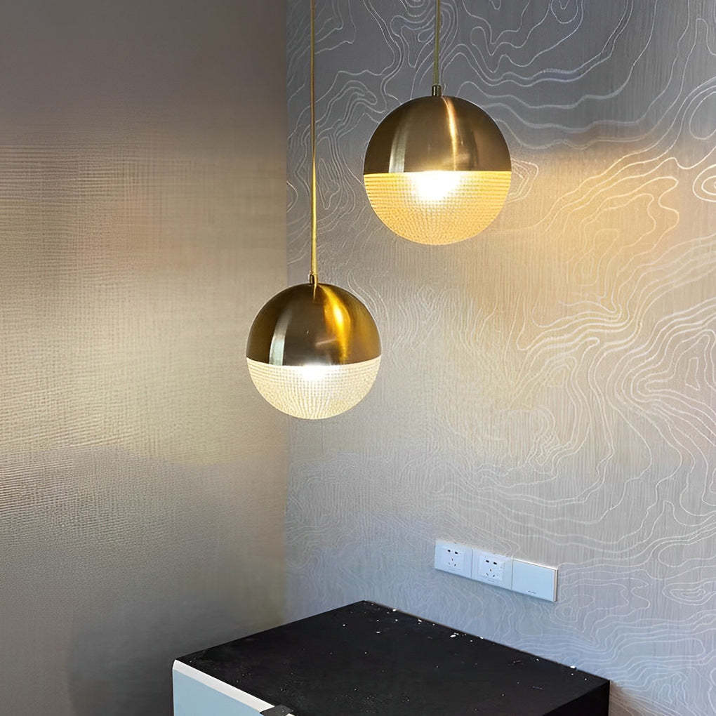 Glass Ball Globe LED Nordic Hanging Pendant