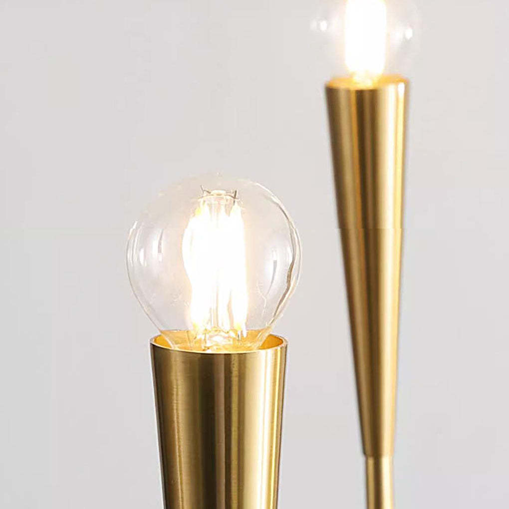 6/9-Light Retro Candle Dimmable LED French Chandelier