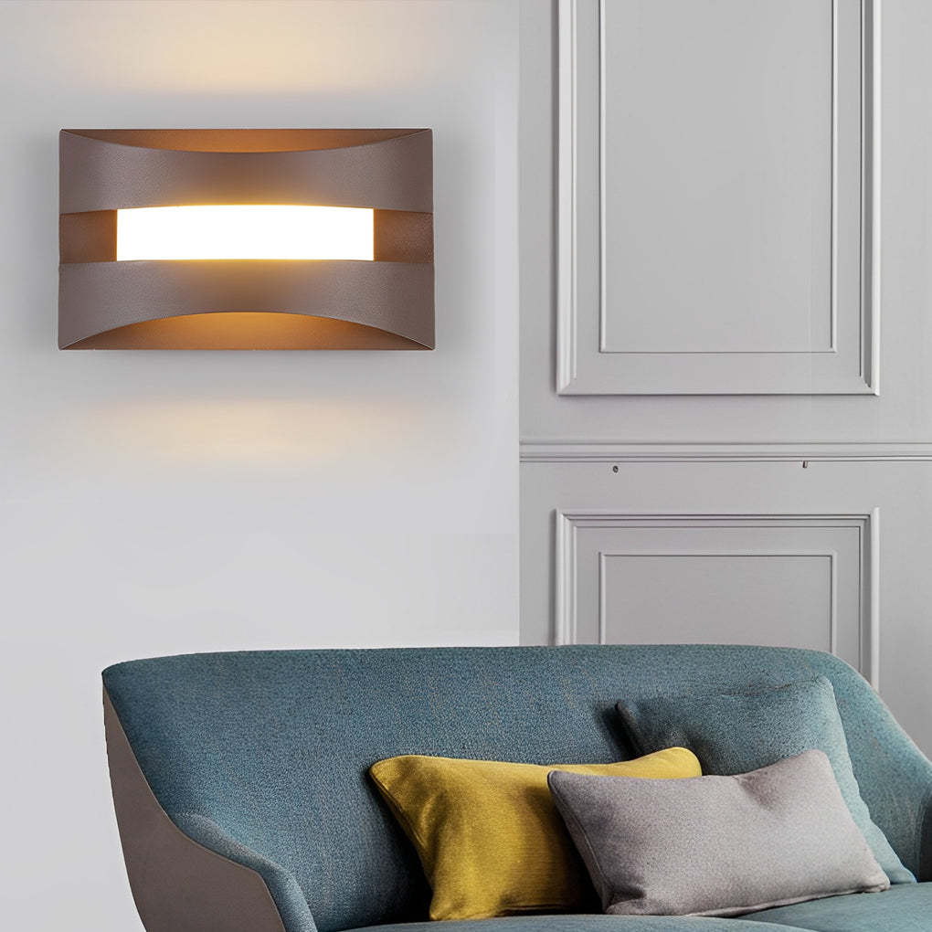 Rectangular Minimalist Nordic LED Bedside Sconce