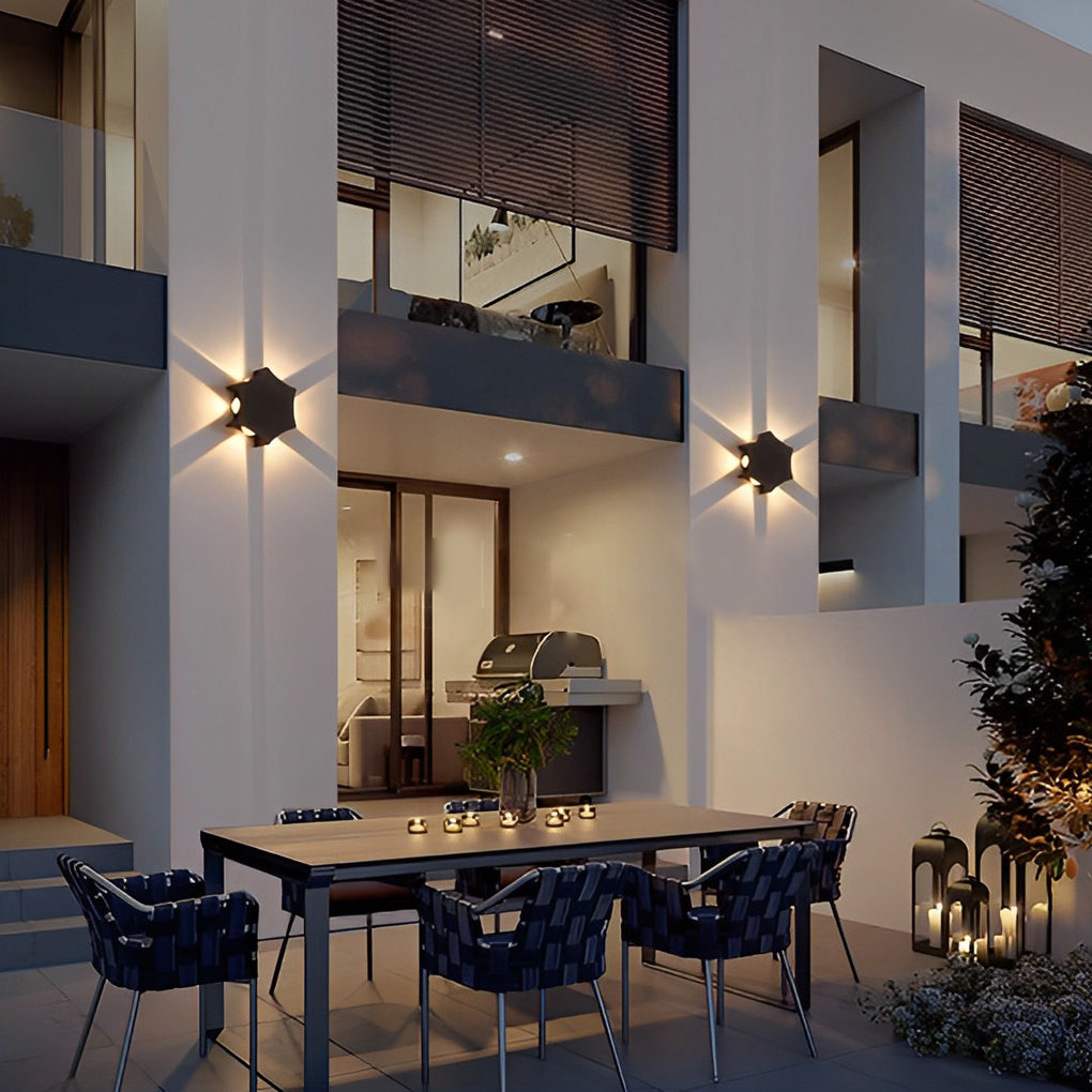 Four Way Wall Light Facade Light Outdoor LED 8W 4W 19W 6W Waterproof-Lighom