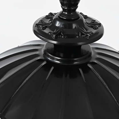 Flower Ball Cognac Glass Waterproof European Style Outdoor Pillar Lamp-Lighom