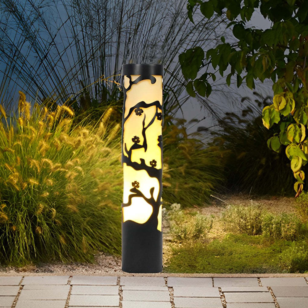 Wintersweet Decor Waterproof Black Retro Outdoor Light Pathway Lights-Lighom