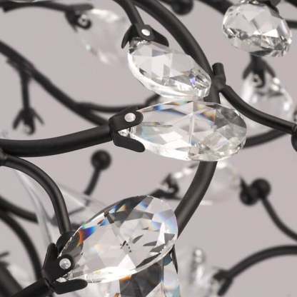 Vintage Crystal Branch Chandelier