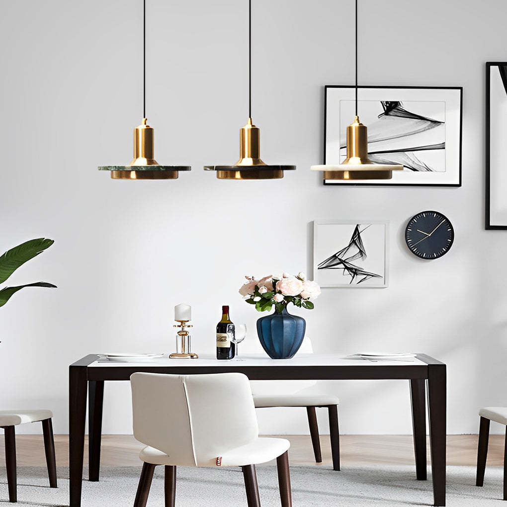 Round Flying Saucer Iron LED Modern Pendant
