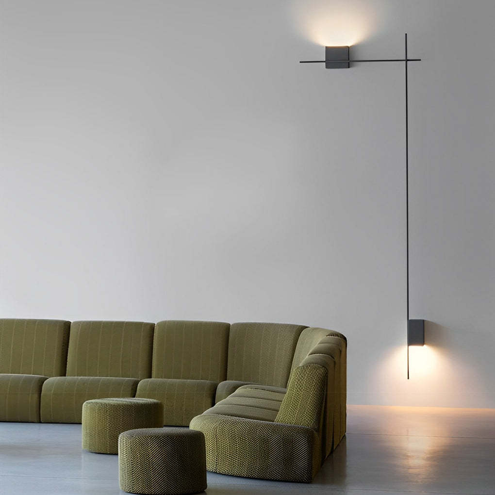 Creative Square Strip Three Step Dimming LED Nordic Wall Sconce Lighting-Lighom