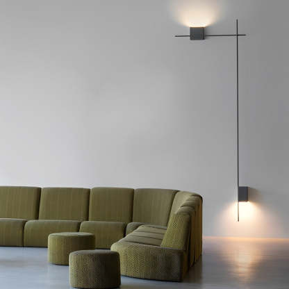 Creative Square Strip Three Step Dimming LED Nordic Wall Sconce Lighting-Lighom