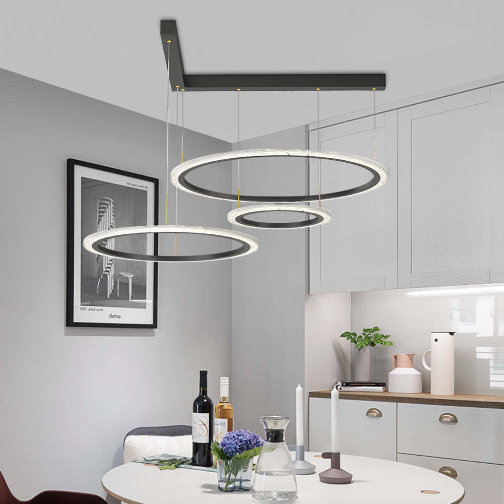 2/3-Circle Ring Minimalist Modern Ceiling Light