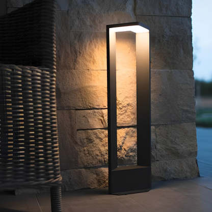 Sleek Linear 12W LED Pathway Light Minimalist Outdoor Landscape Lamp-Lighom