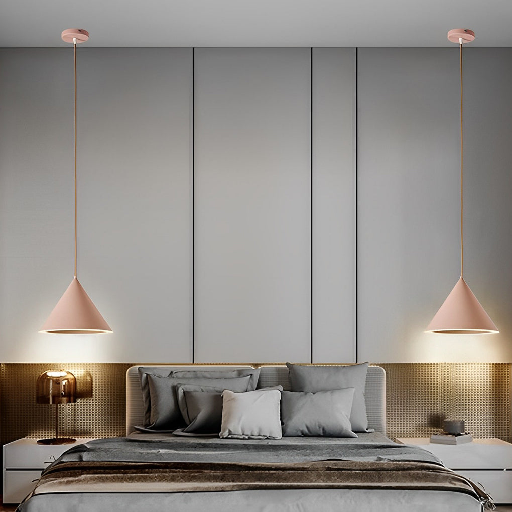 Minimalist Conical LED Macaron Nordic Kitchen Island Pendant